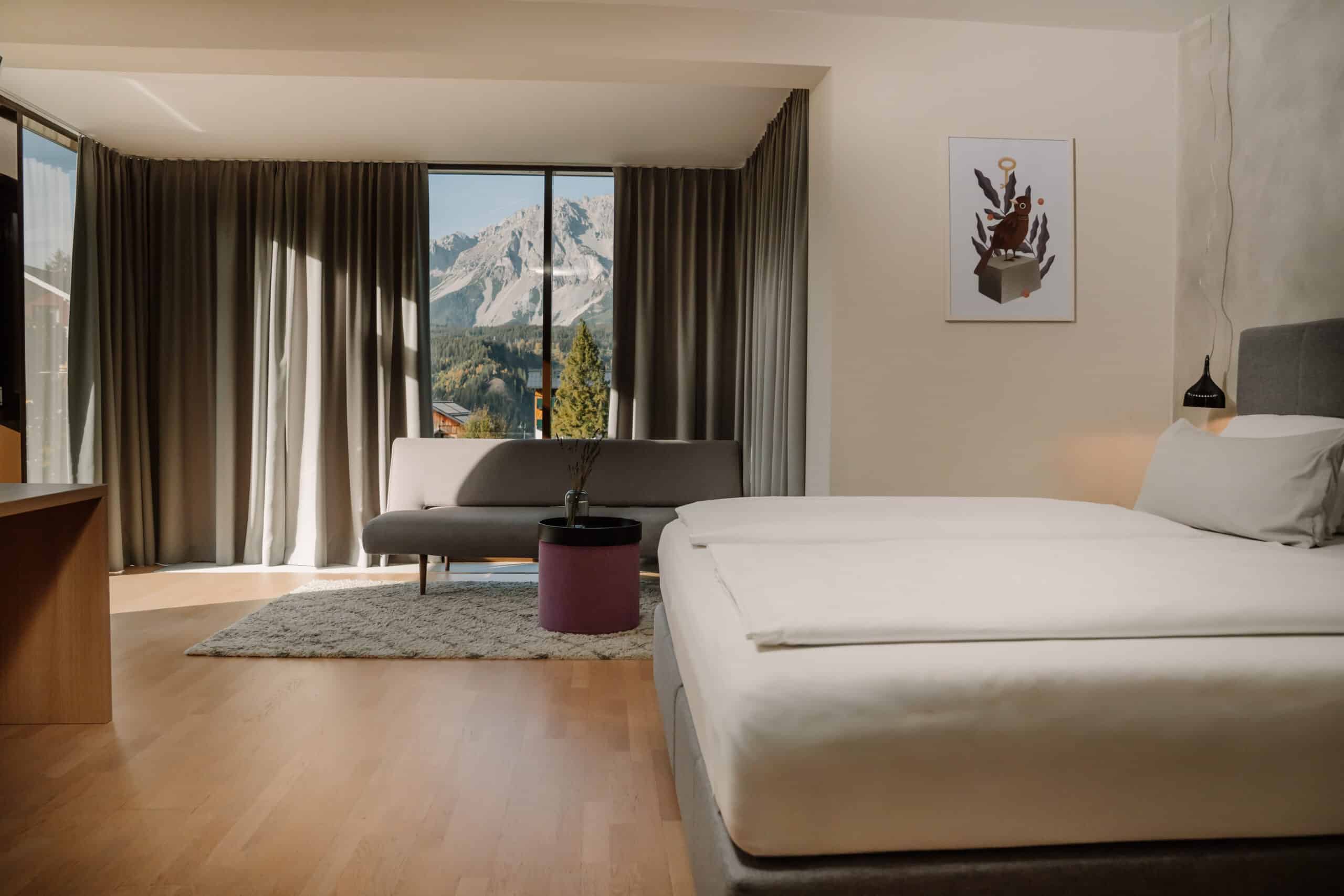 Zimmer mit Ausblick, Boutique Hotel ARX